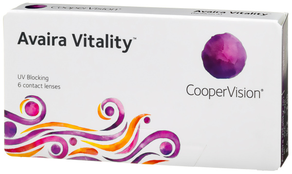 Контактные линзы  Avaira Vitality -1.25 8.6 14.2 