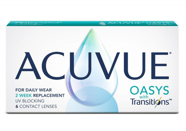 Контактные линзы  Acuvue Oasys Transitions -3 8.4 14 