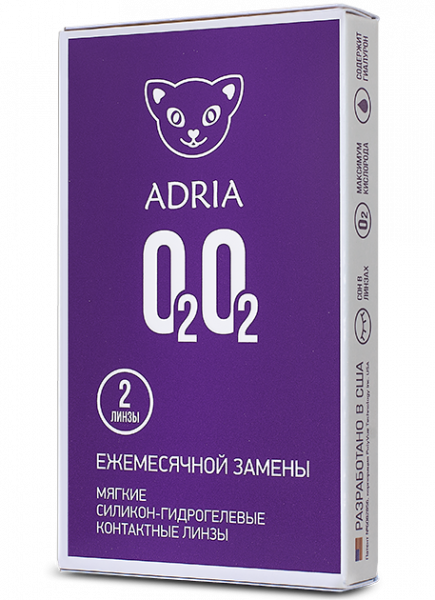 Контактные линзы  Adria O2O2 -6 8.6 14.2 