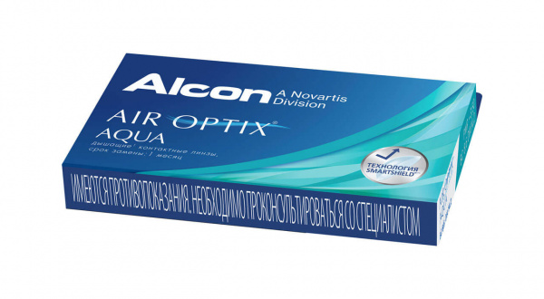 Контактные линзы  Air Optix Aqua -4.25 8.6 14.2 